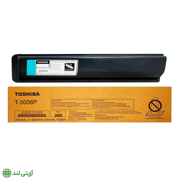 کارتریج تونر اصلی دستگاه کپی توشیبا مدل 3008
