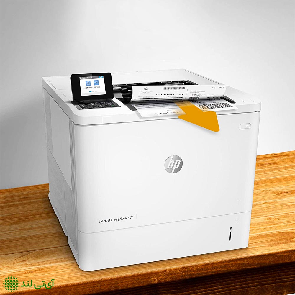 607dn hp laserjet printer side