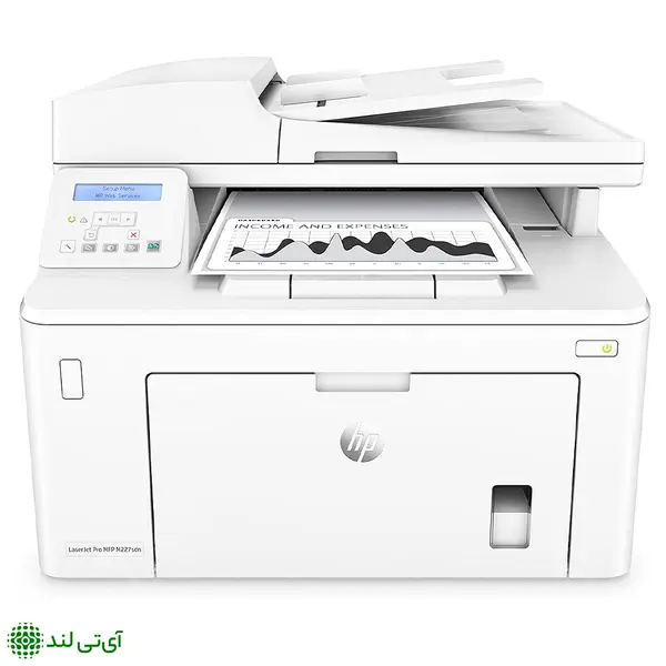 پرینتر لیزری اچ پی 227sdn از نمای روبرو