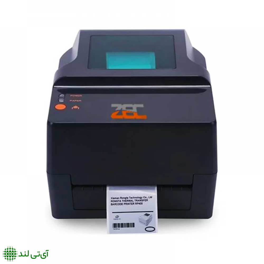 label printer zec zp400 front