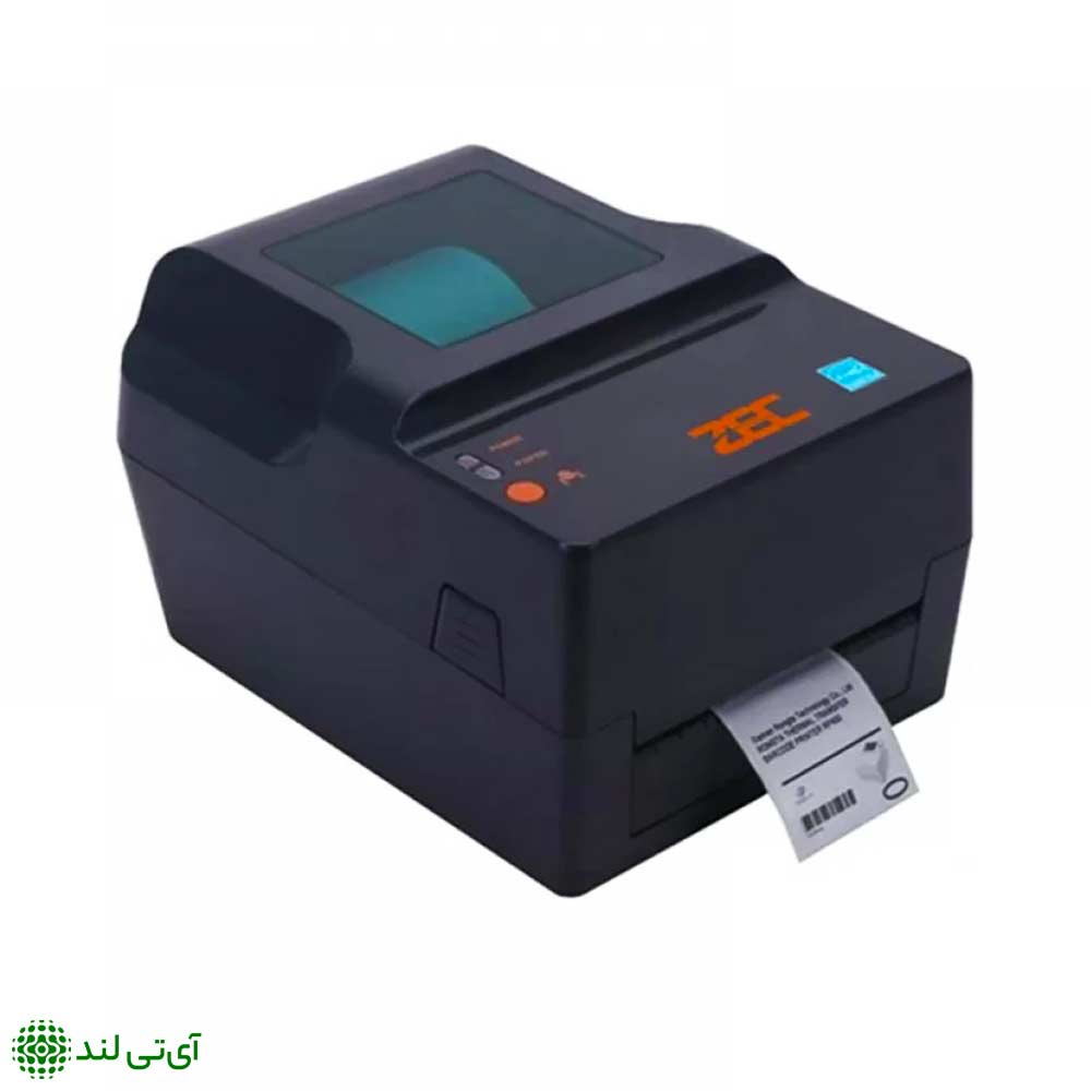 label printer zec zp400 side