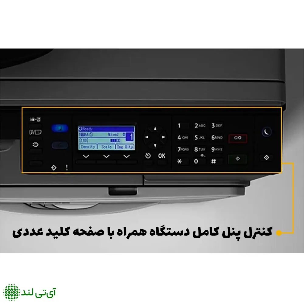 پنل کنترل و صفجه کلید دستگاه کپی ricoh 2014ad