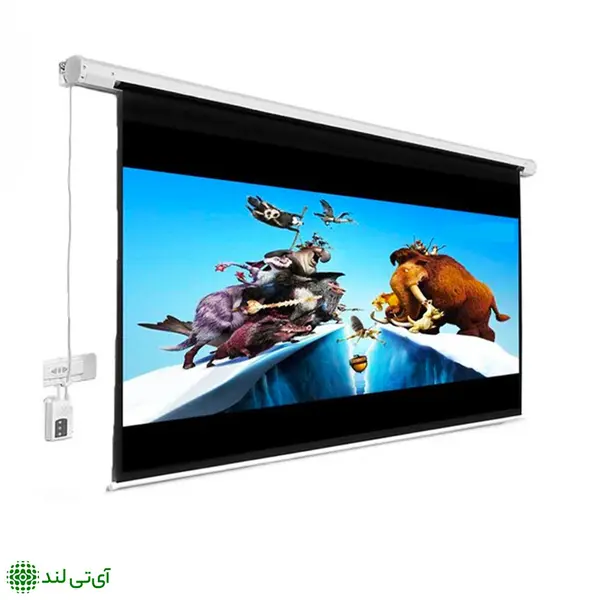 پرده نمایش ویدئو پروژکتور برقی برند اسکوپ از سایز 150 تا 250