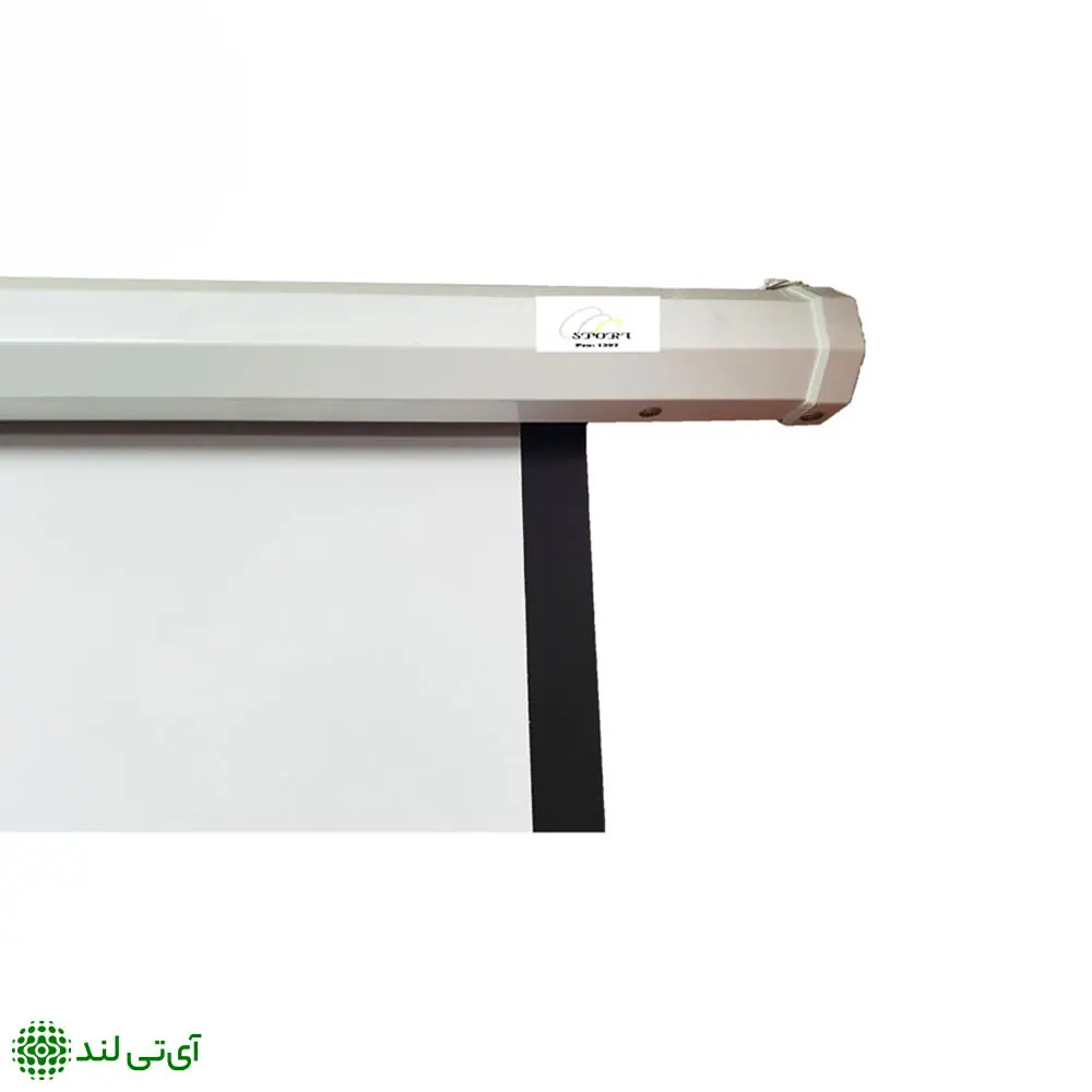 بدنه فلزی پرده نمایش برقی ویدیو پروژکتور دارای استحکام قابل قبولی است