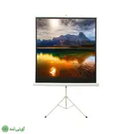 پرده نمایش ویدیو پروژکتور ایستاده با سه پایه استیل ابعاد 150 تا 250
