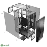 کیس کامپیوتر گرین مدل ARIA - تصویر 10