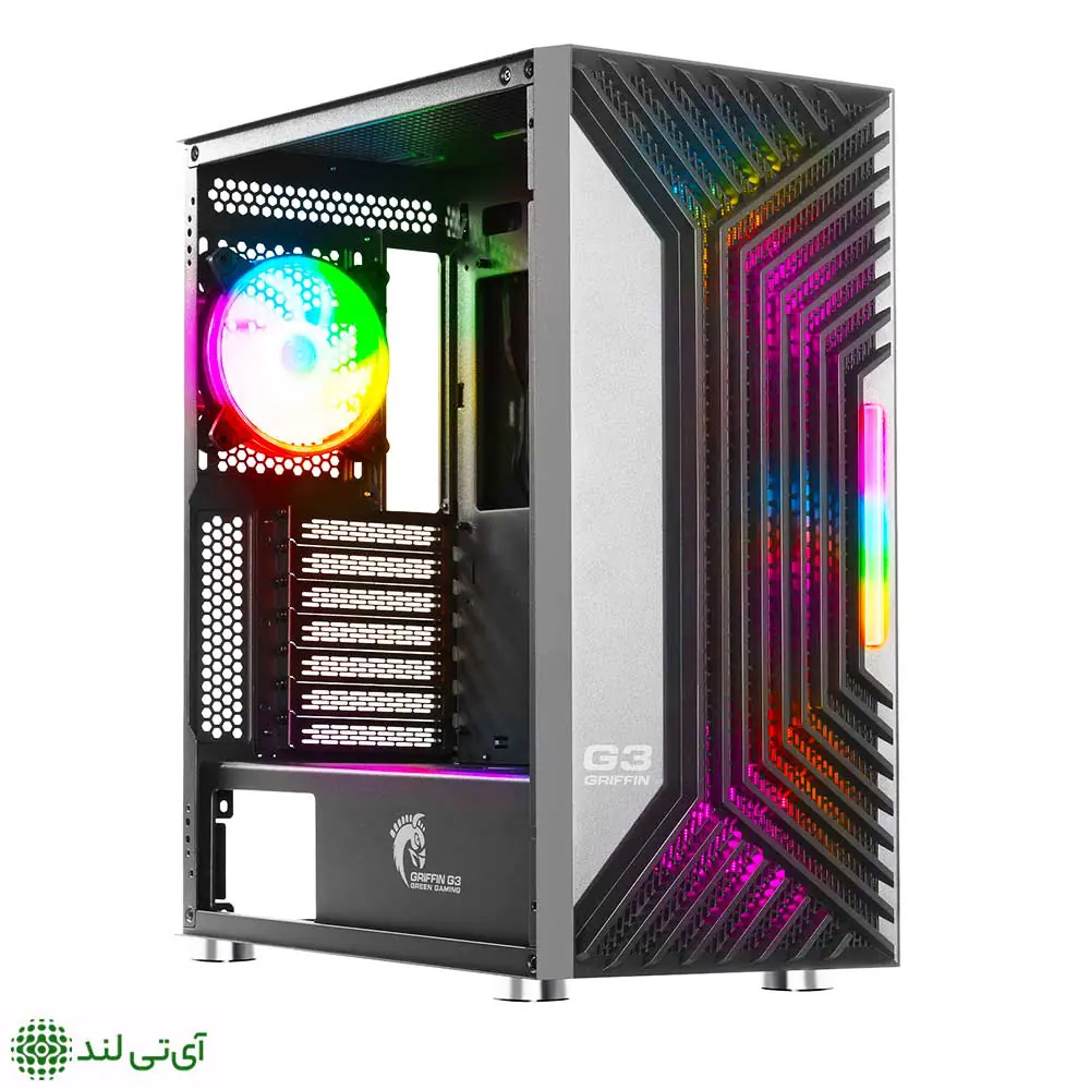 کیس کامپیوتر گرین مدل GRIFFIN G3 - تصویر 12
