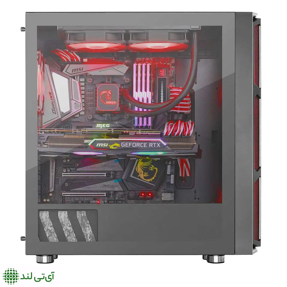 کیس کامپیوتر گرین مدل GRIFFIN G6 - تصویر 5