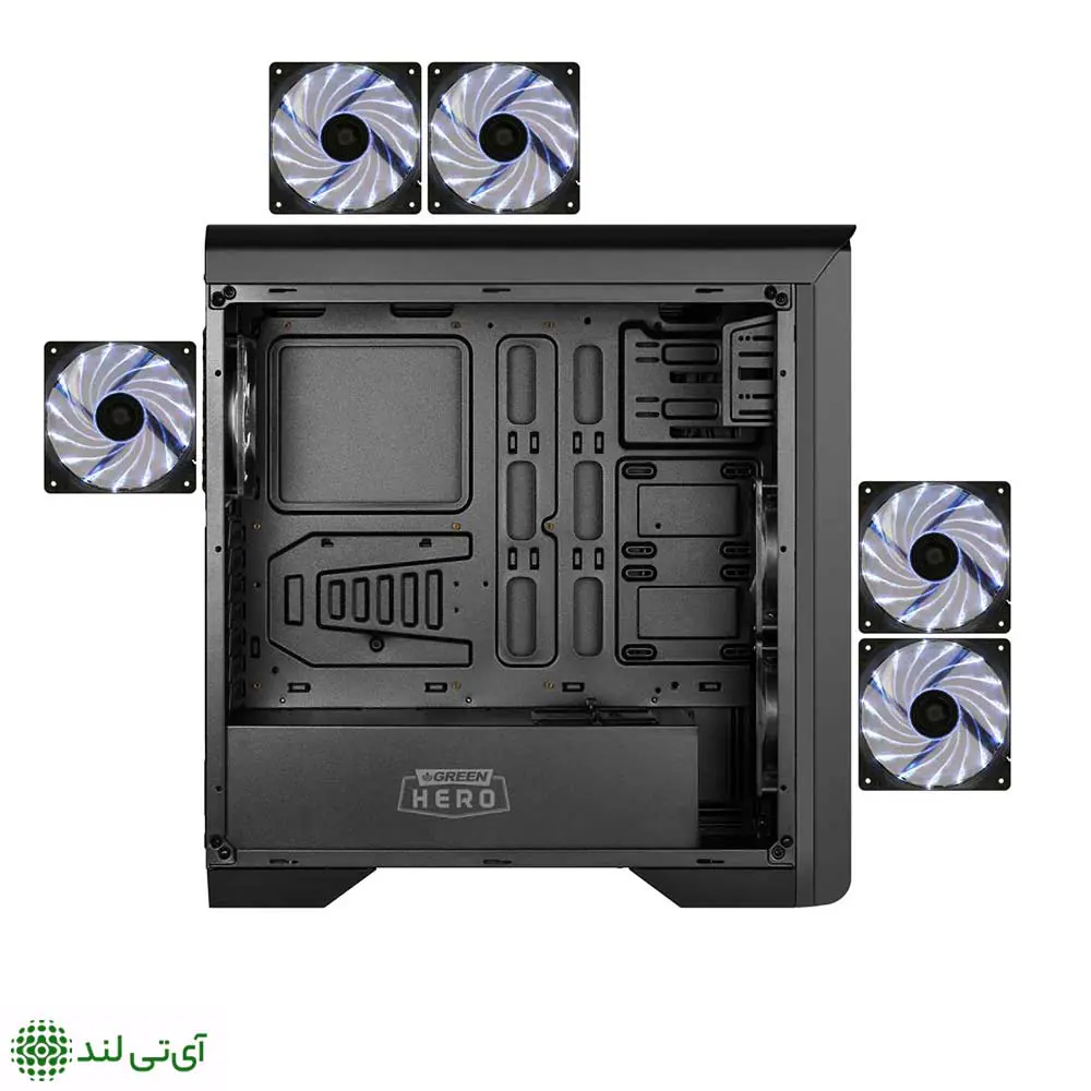 کیس کامپیوتر گرین مدل Z2+ HERO - تصویر 8