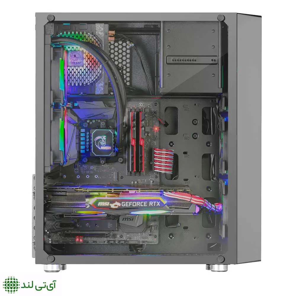 کیس کامپیوتر گرین مدل Z6 ARTEMIS - تصویر 3