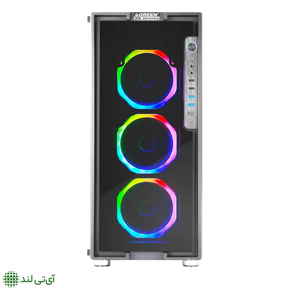 کیس کامپیوتر گرین مدل Z6 ARTEMIS - تصویر 12