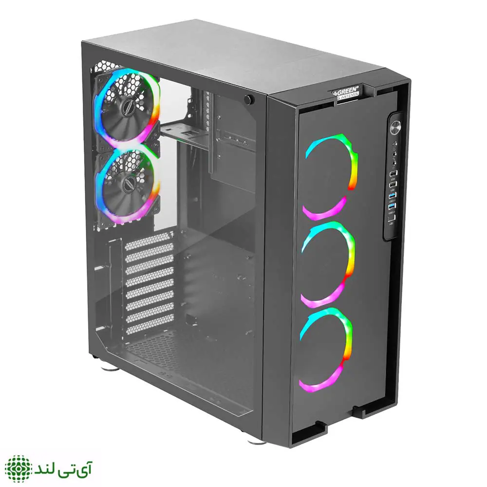 کیس کامپیوتر گرین مدل Z6 ARTEMIS - تصویر 10
