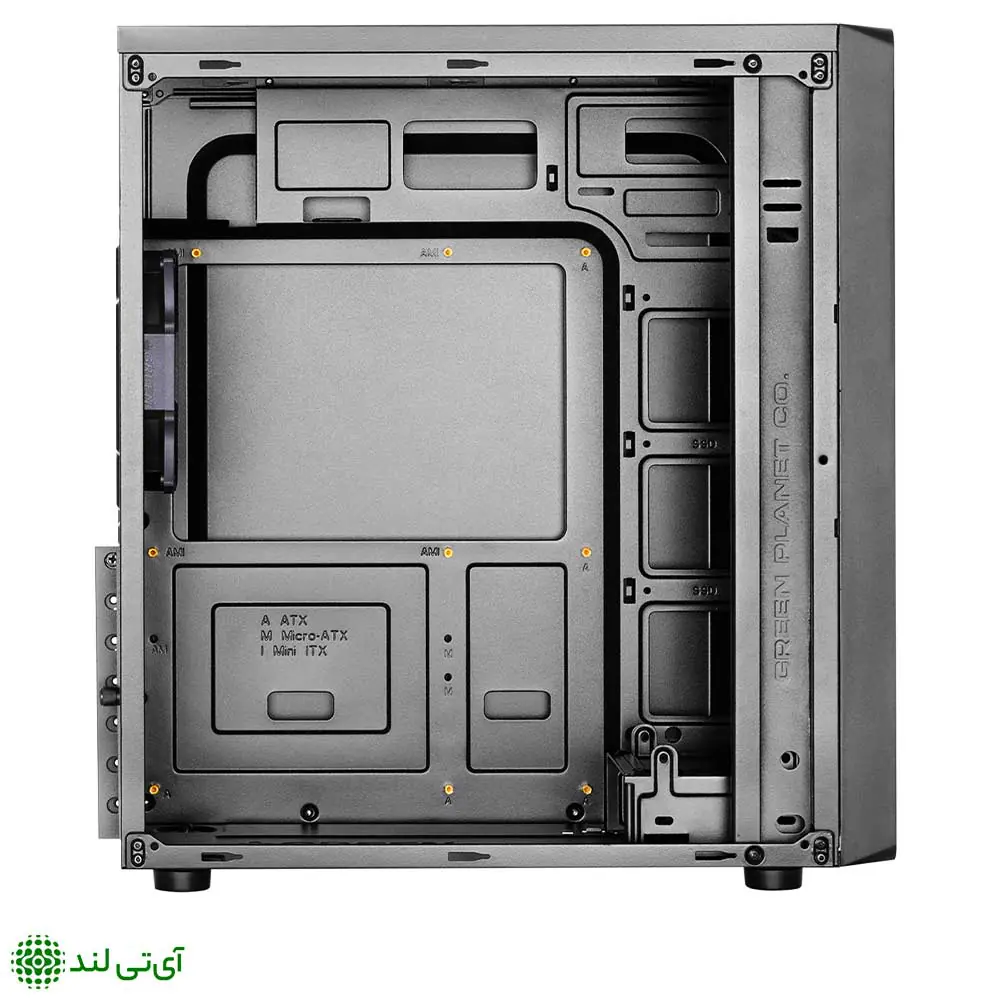 فضای داخلی کیس کامپیوتر green ava plus