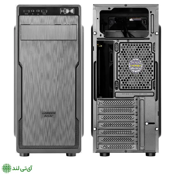 کیس کامپیوتر green مدل ava plus