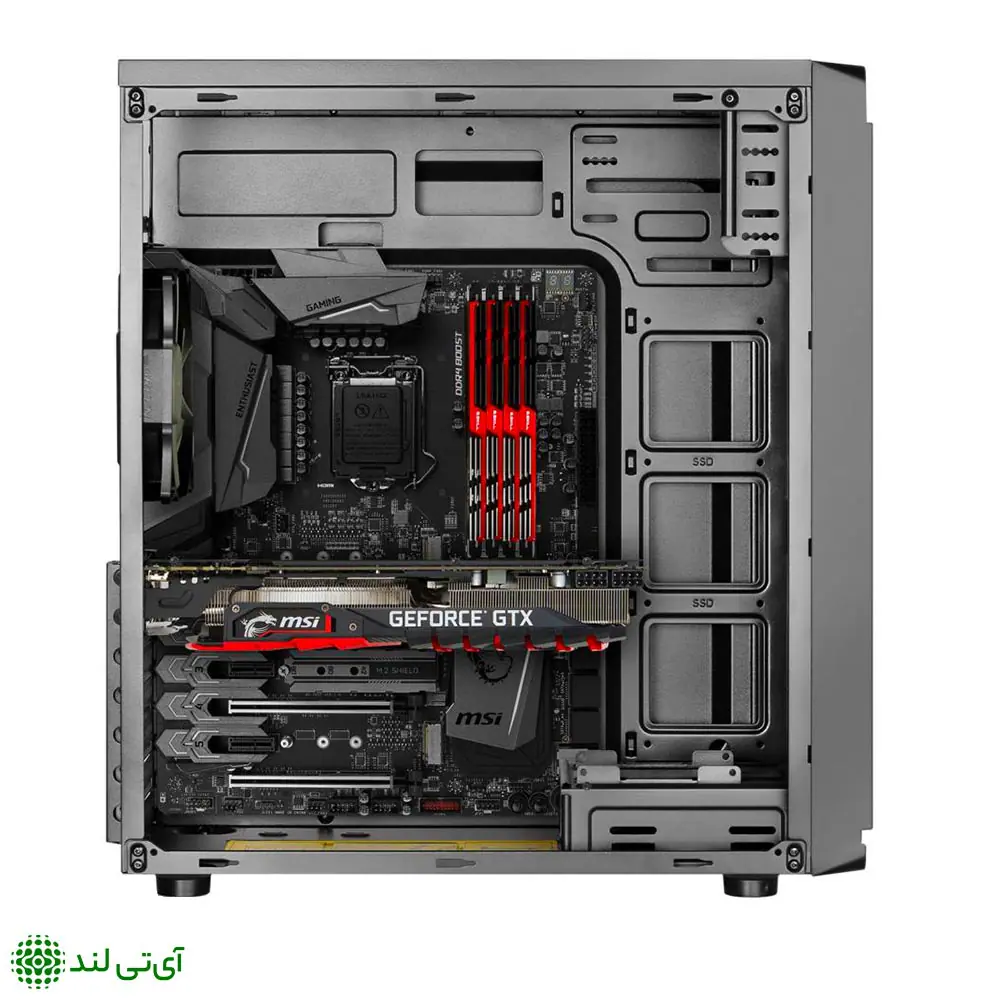 سیستم اسمبل شده و آماده داخل کیس green ava