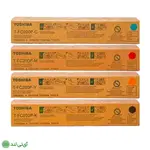 کارتریج رنگی اورجینال توشیبا مدل fc200 پک کامل cmyk