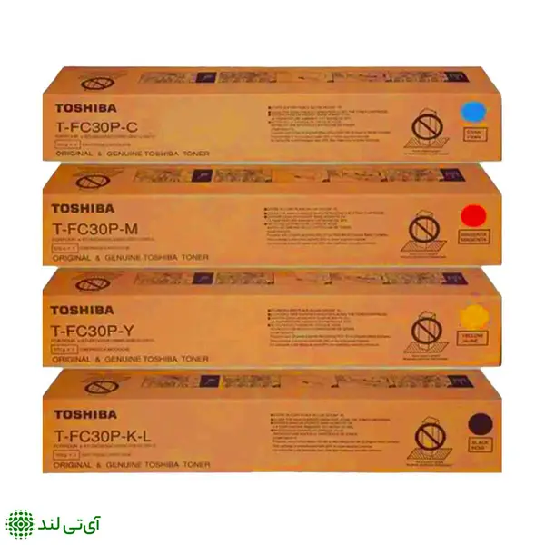 کارتریج رنگی اورجینال توشیبا مدل fc30 پک کامل cmyk