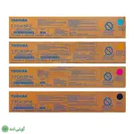 کارتریج رنگی اورجینال توشیبا مدل fc415 پک کامل cmyk
