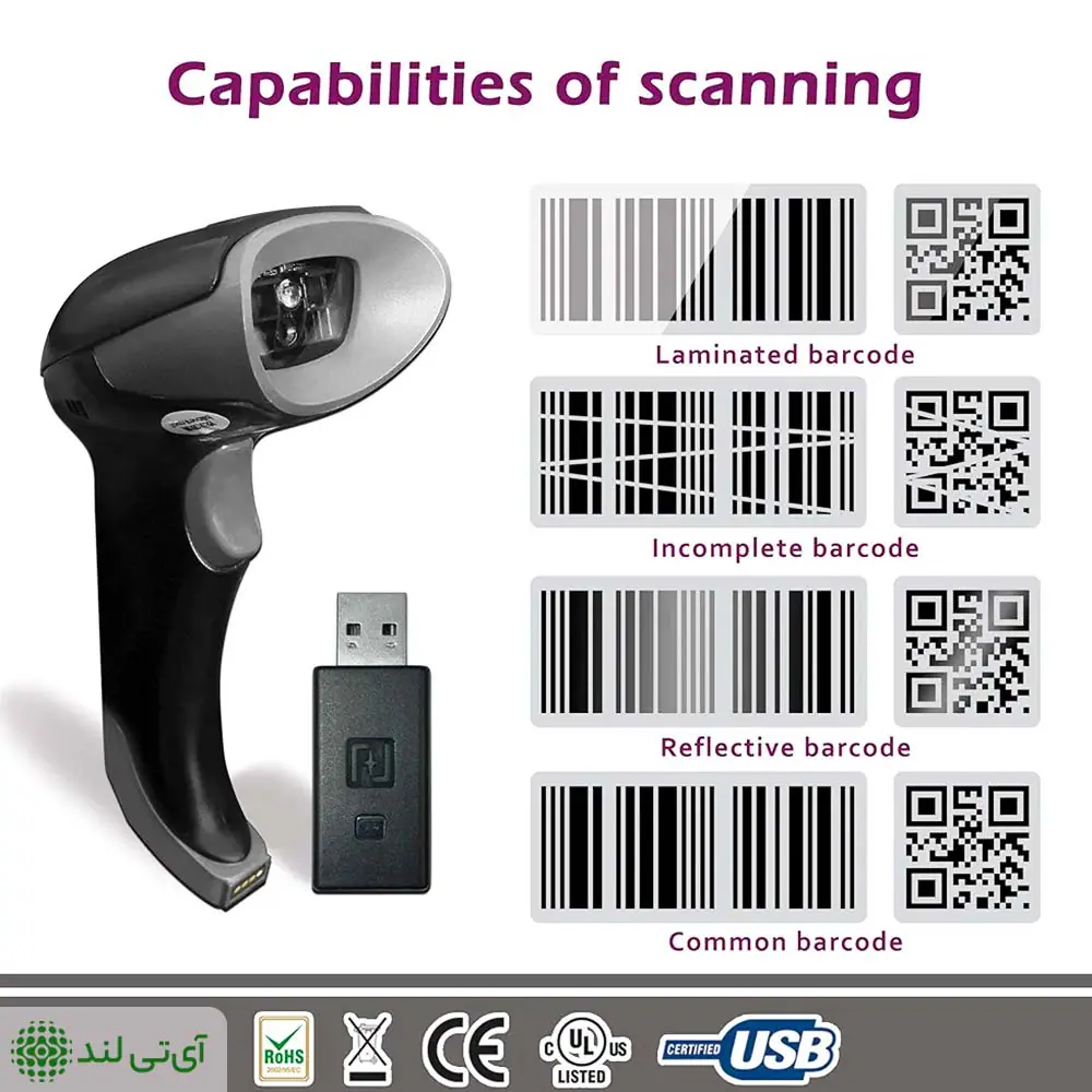 بارکدخوان اسکار مدل OSCAR UNIBAR 2 BT - تصویر 4