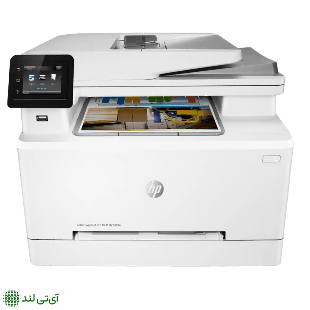 printer hp mfp m283fdn front