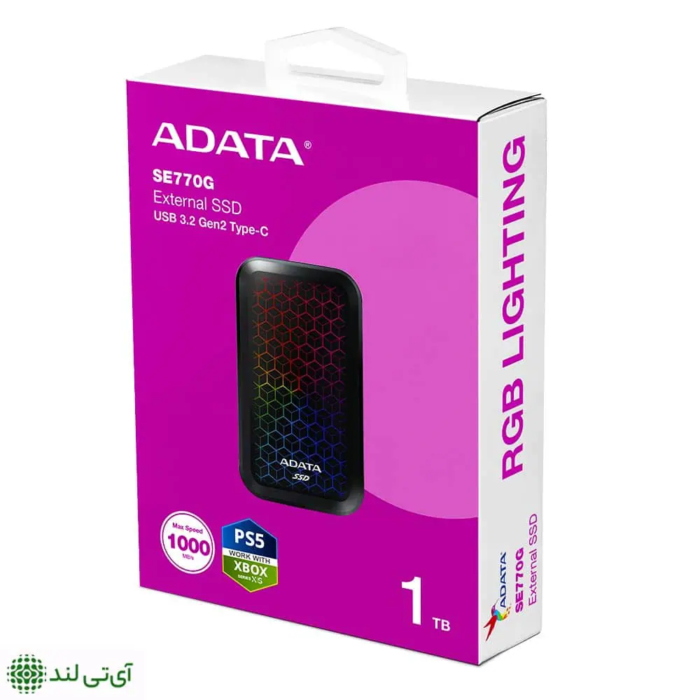 اس اس دی اکسترنال ای دیتا مدل (Adata SE770G (1TB - تصویر 7