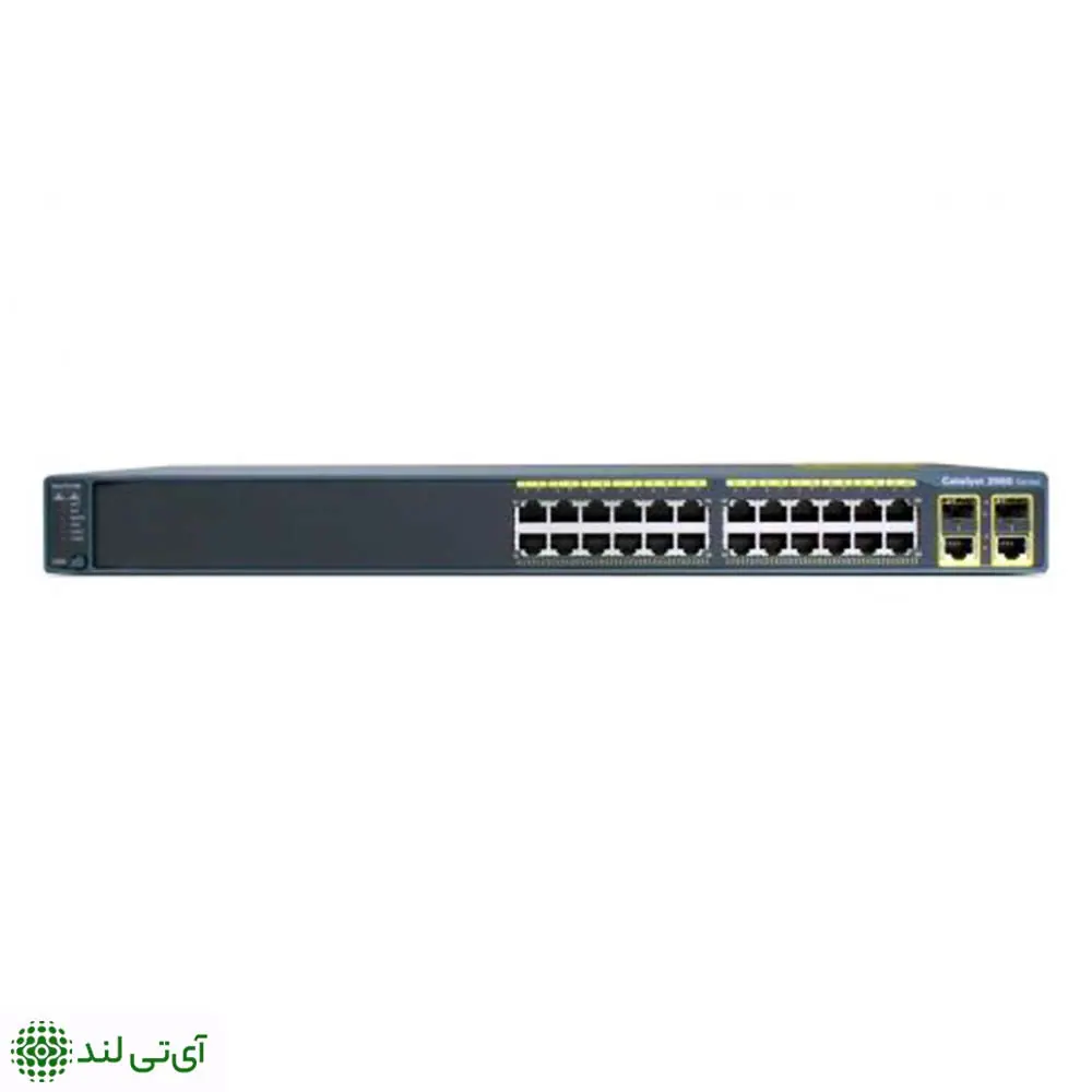 سوئیچ 24 پورت سیسکو مدل Cisco WS-C2960-24TC-L - تصویر 3