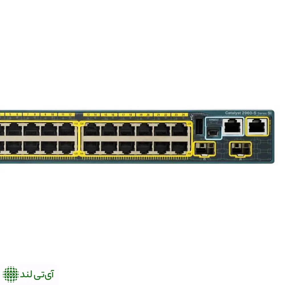 سوئیچ 24 پورت سیسکو مدل Cisco WS-C2960S-24TS-S - تصویر 3