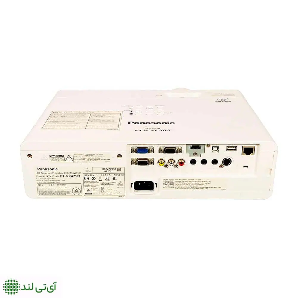 ویدئو پروژکتور پاناسونیک مدل Panasonic PT-VX425N - تصویر 2