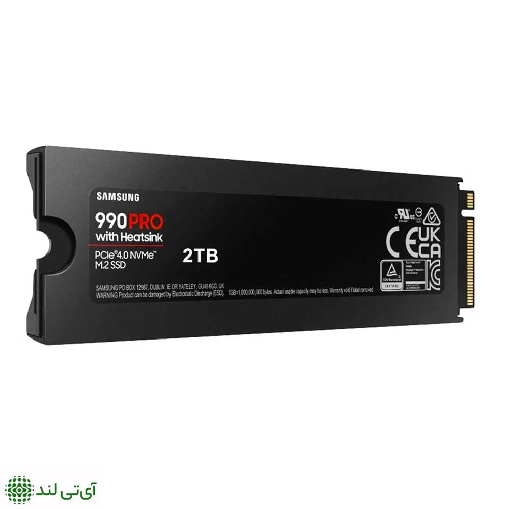 SSD سامسونگ ظرفیت 2TB مدل Samsung 990 PRO HEATSINK - تصویر 3