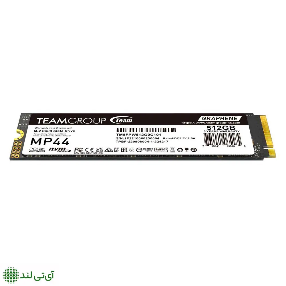 SSD تیم گروپ ظرفیت 512G مدل TeamGroup MP44 - تصویر 2