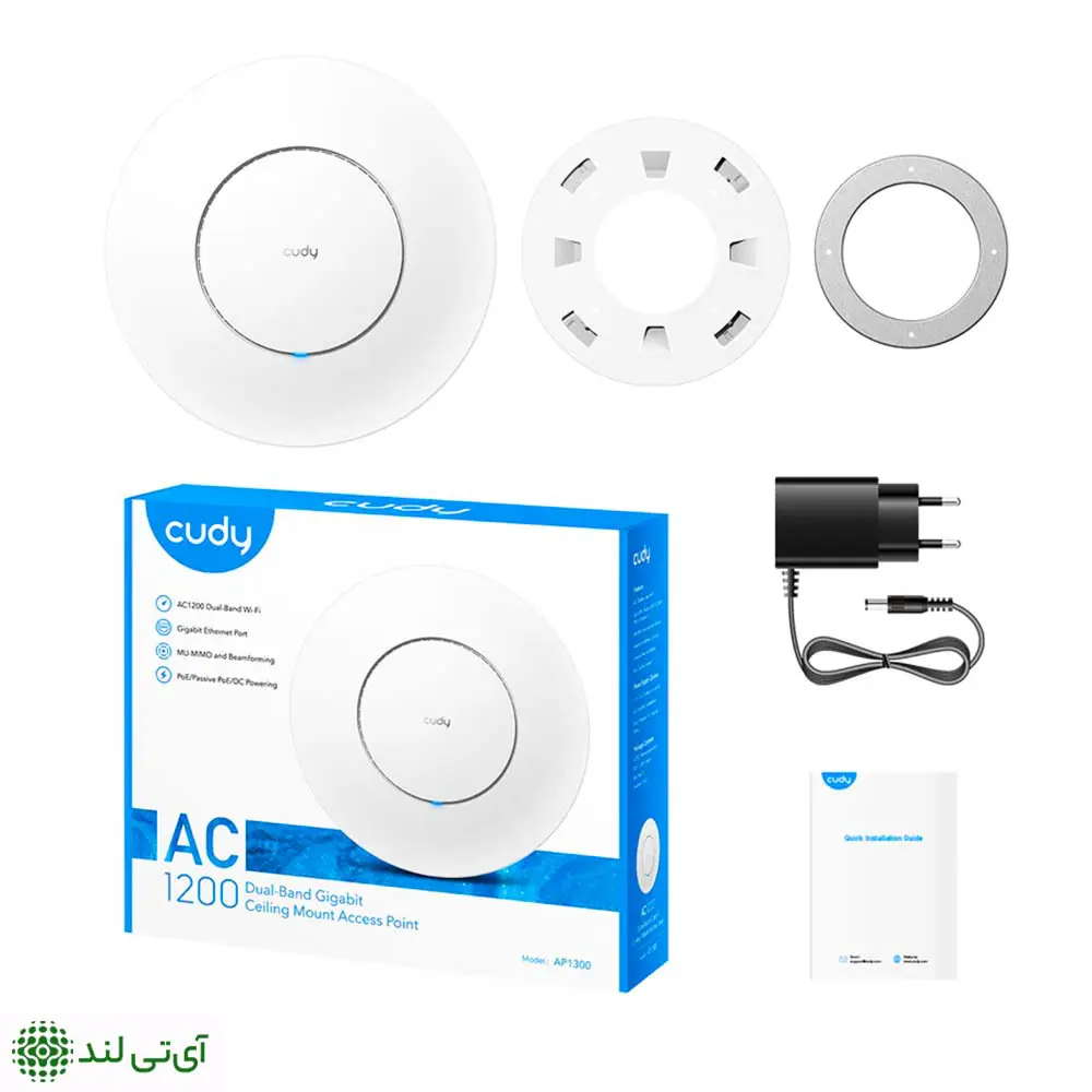 بسته بندی و اقلام همراه اکسس پوینت کودی ap1300