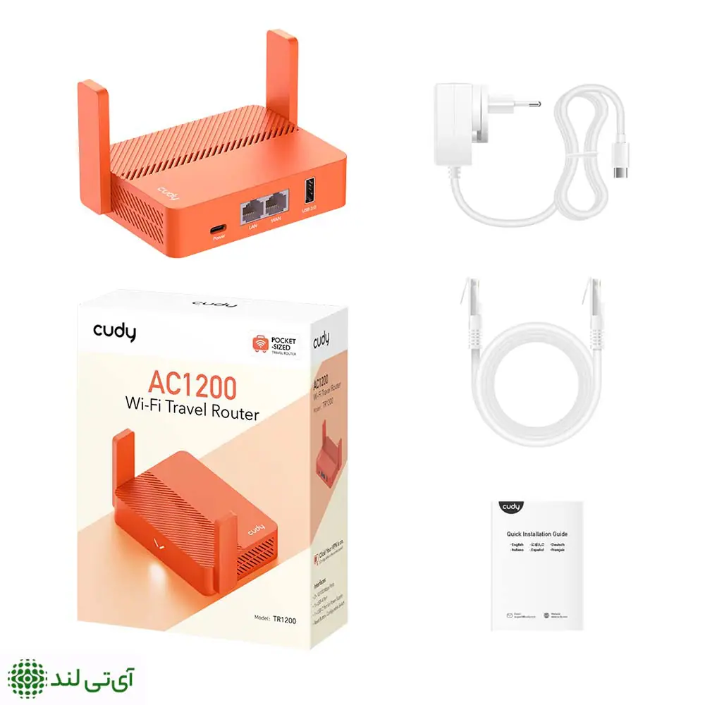 روتر وایرلس کودی مدل Cudy TR1200 (WiFi Travel) - تصویر 3