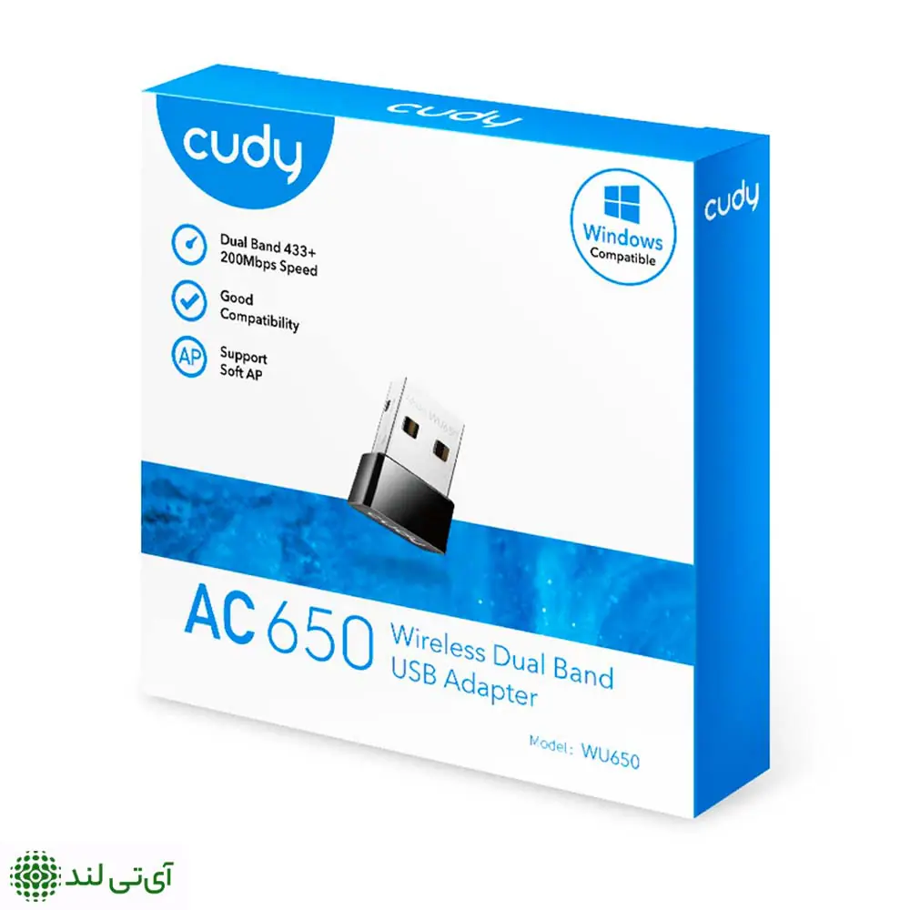 بسته بندی دانگل وای فای cudy wu650