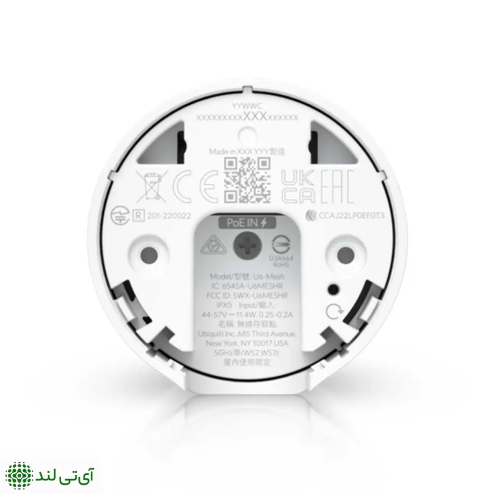 اکسس پوینت یوبیکیوتی مدل Ubiquiti UniFi U6 Mesh - تصویر 5