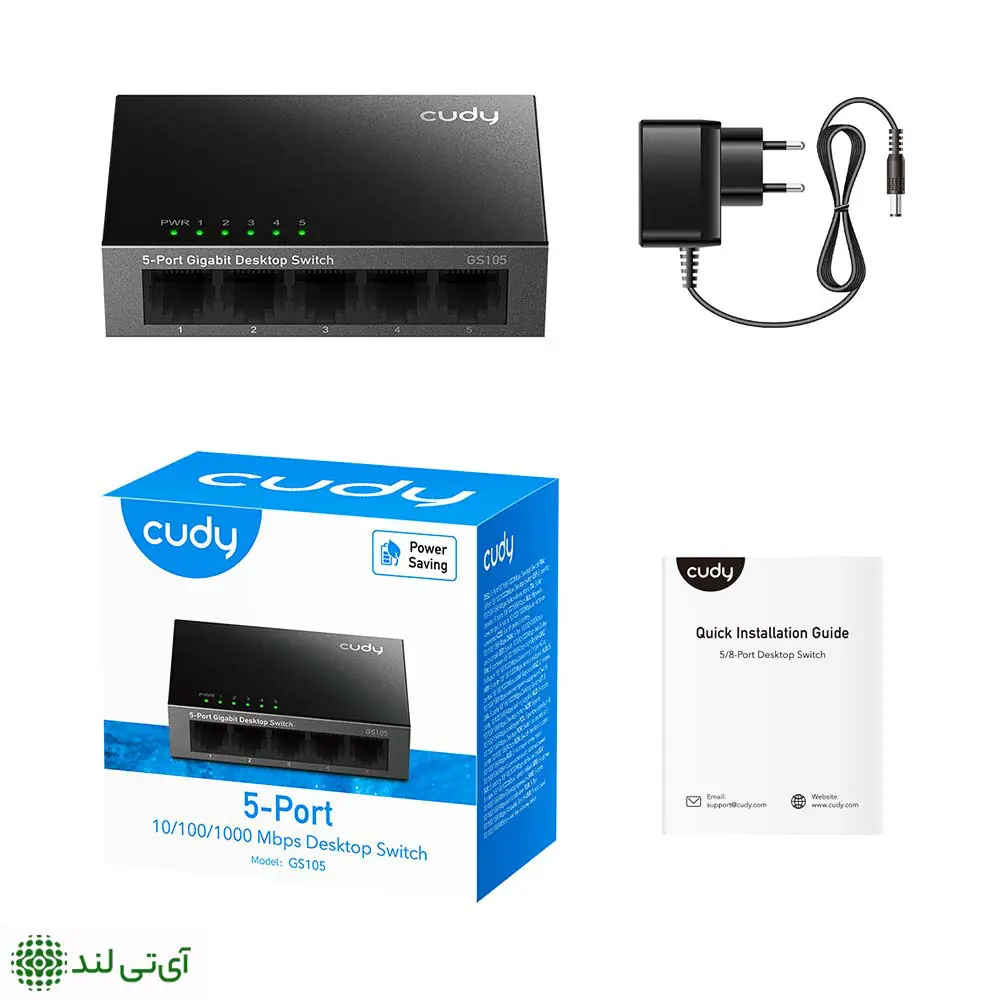 سوییچ گیگابیتی 5 پورت کودی مدل Cudy GS105 - تصویر 4
