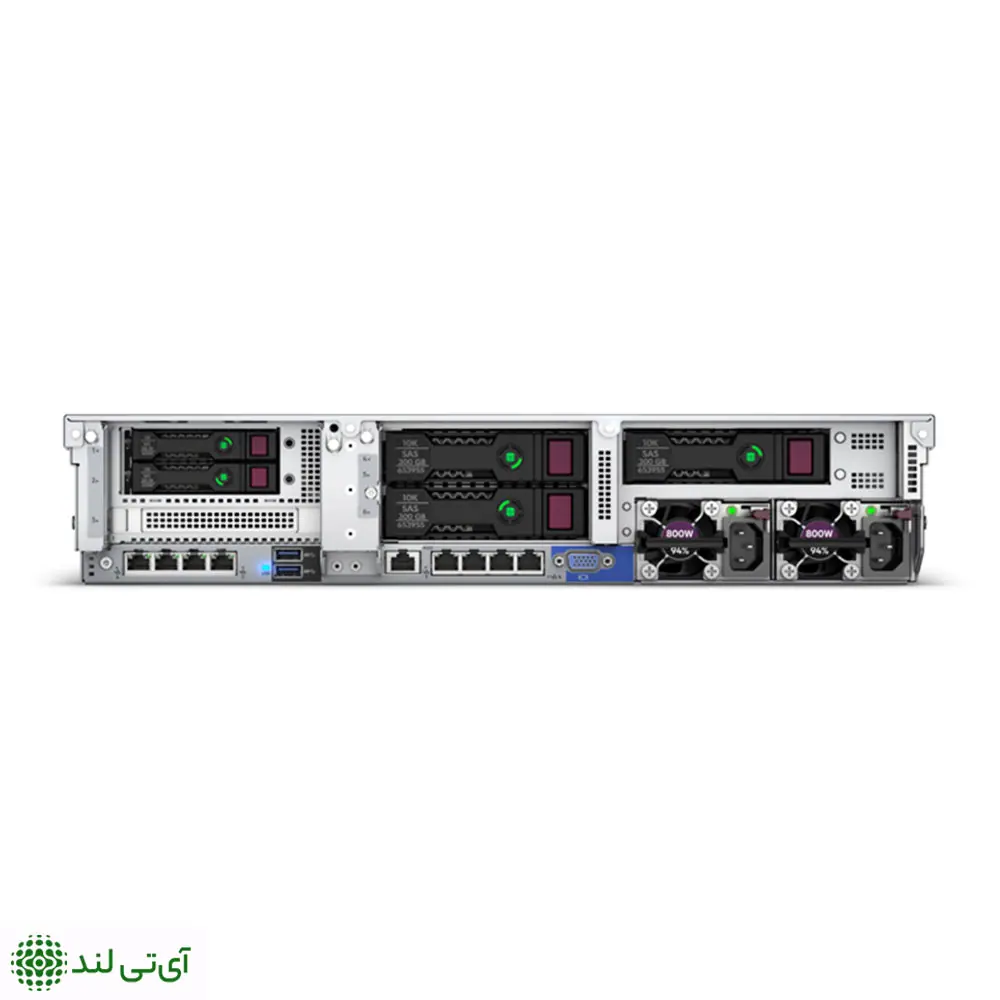 سرور اچ پی مدل HPE ProLiant DL380 Gen10 4210R 2.4GHz 10‑core 1P 32GB‑R P408i‑a 8SFF 800W PS Server - تصویر 2