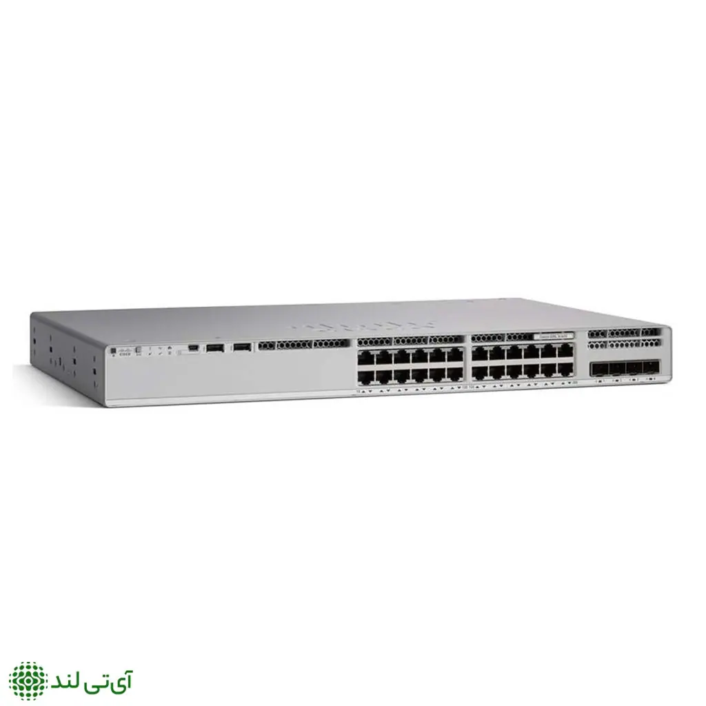 سوییچ 24 پورت سیسکو مدل NEW) Cisco C9200L-24T-4X-E) - تصویر 2