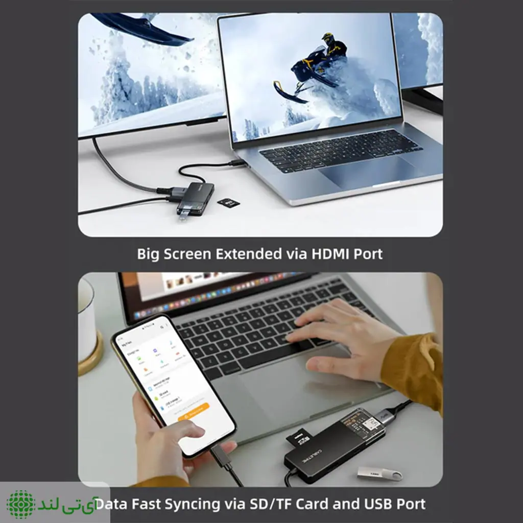 هاب 6 پورت کِیبِل تایم مدل Cabletime CB04B - تصویر 7