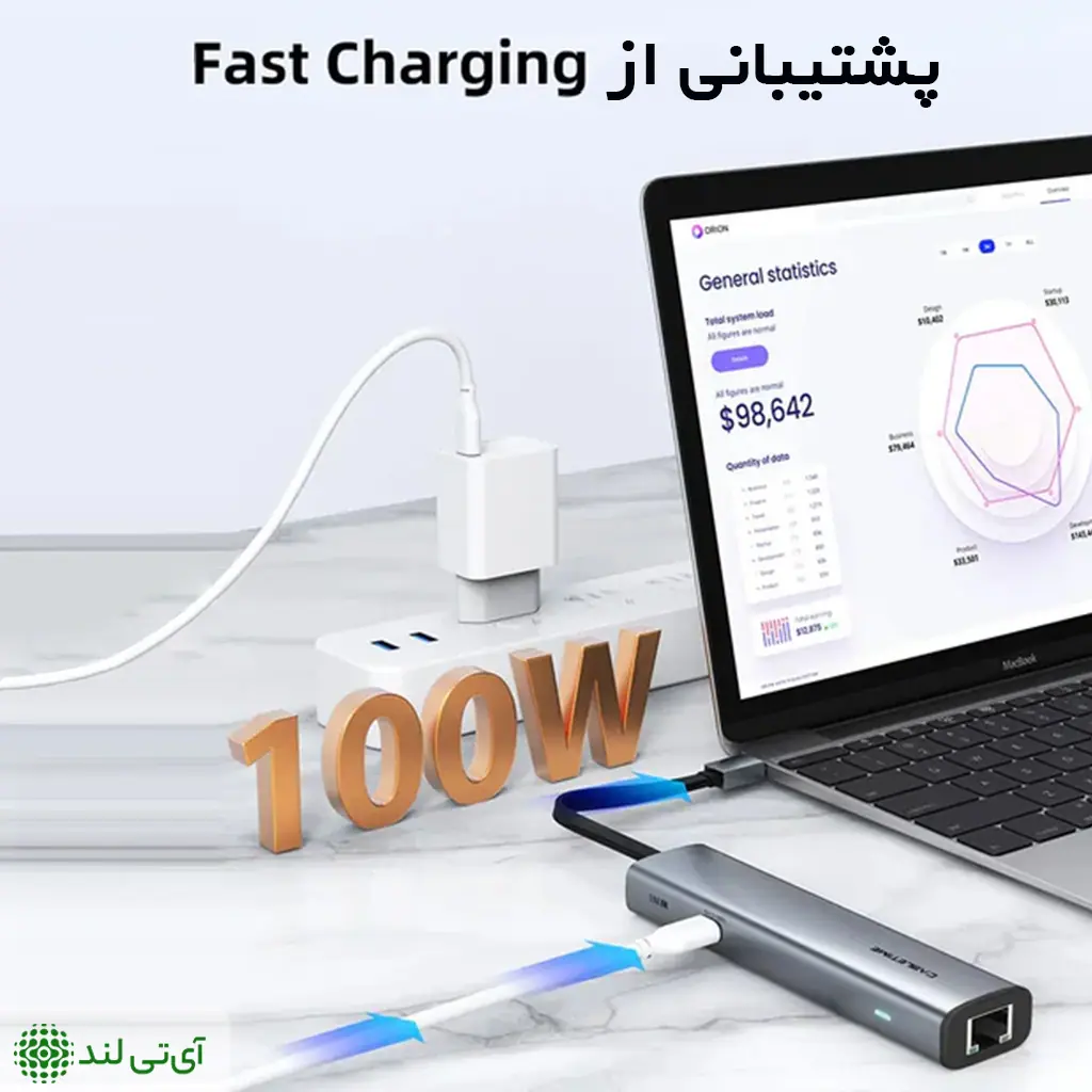 هاب 7 پورت کِیبِل تایم مدل Cabletime CB23G - تصویر 5