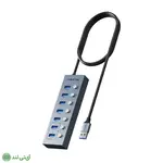هاب USB 7 پورت سوییچ دار کِیبِل تایم مدل Cabletime CB47G