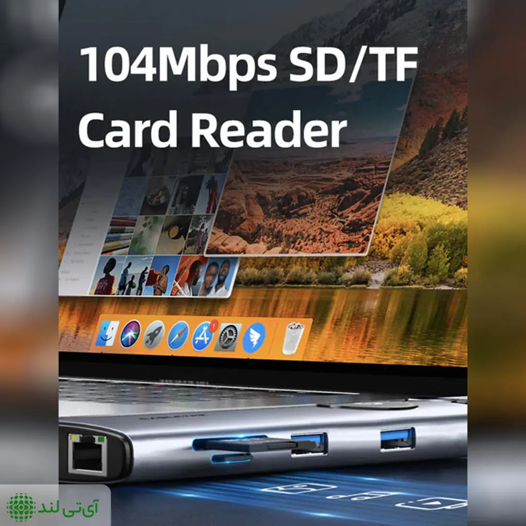 هاب 10 پورت کِیبِل تایم مدل Cabletime CB91G - تصویر 8