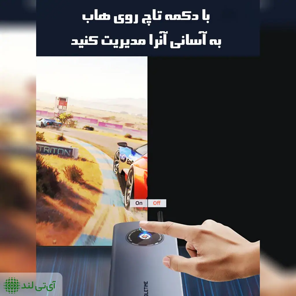 هاب 10 پورت کِیبِل تایم مدل Cabletime CB91G - تصویر 9