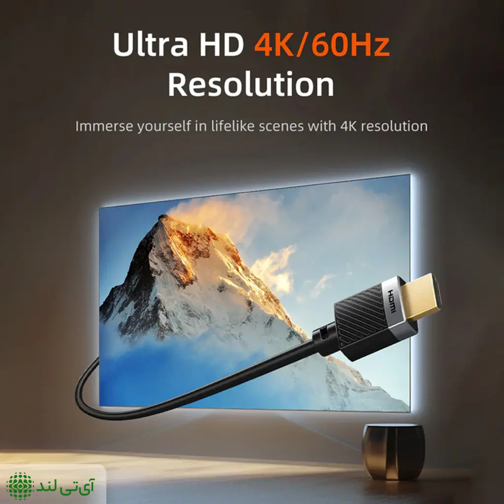 کابل HDMI کِیبِل تایم 4K 60HZ مدل Cabletime CH24J - تصویر 3