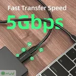 تبدیل TYPE-C به USB کِیبِل تایم مدل Cabletime CP73G - تصویر 6