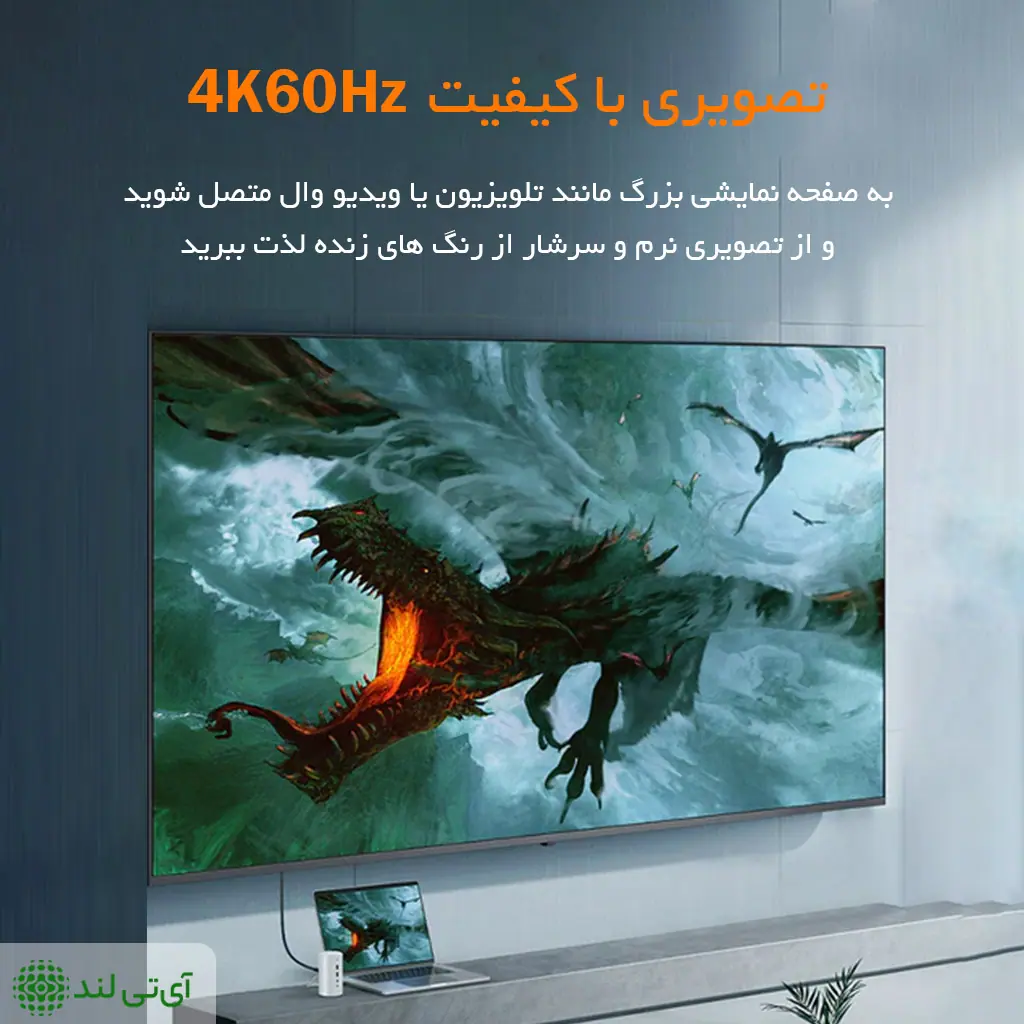 هاب 10 پورت کِیبِل تایم مدل Cabletime CB10B (+تصفیه هوا) - تصویر 5