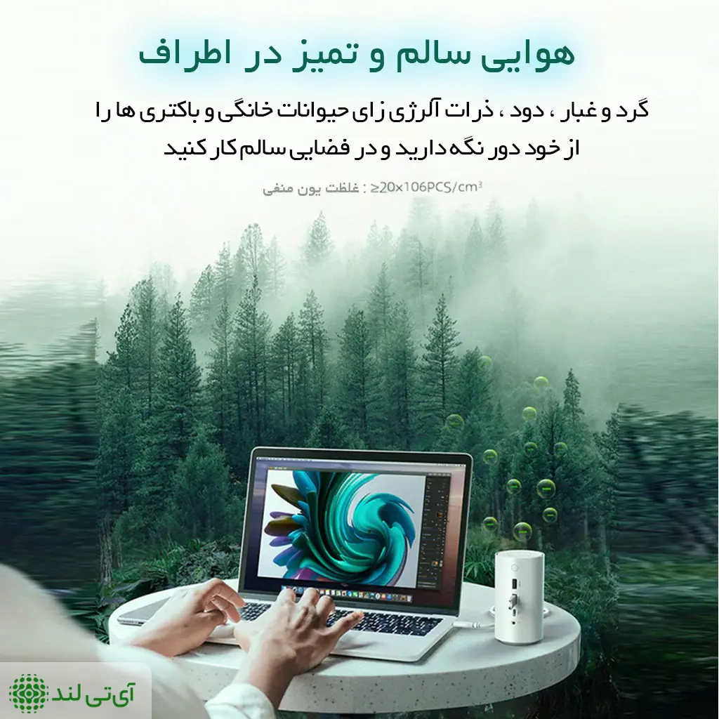 هاب 10 پورت کِیبِل تایم مدل Cabletime CB10B (+تصفیه هوا) - تصویر 4