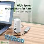 هاب 10 پورت کِیبِل تایم مدل Cabletime CB10B (+تصفیه هوا) - تصویر 7