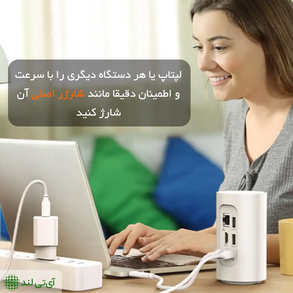 هاب 10 پورت کِیبِل تایم مدل Cabletime CB10B (+تصفیه هوا) - تصویر 8
