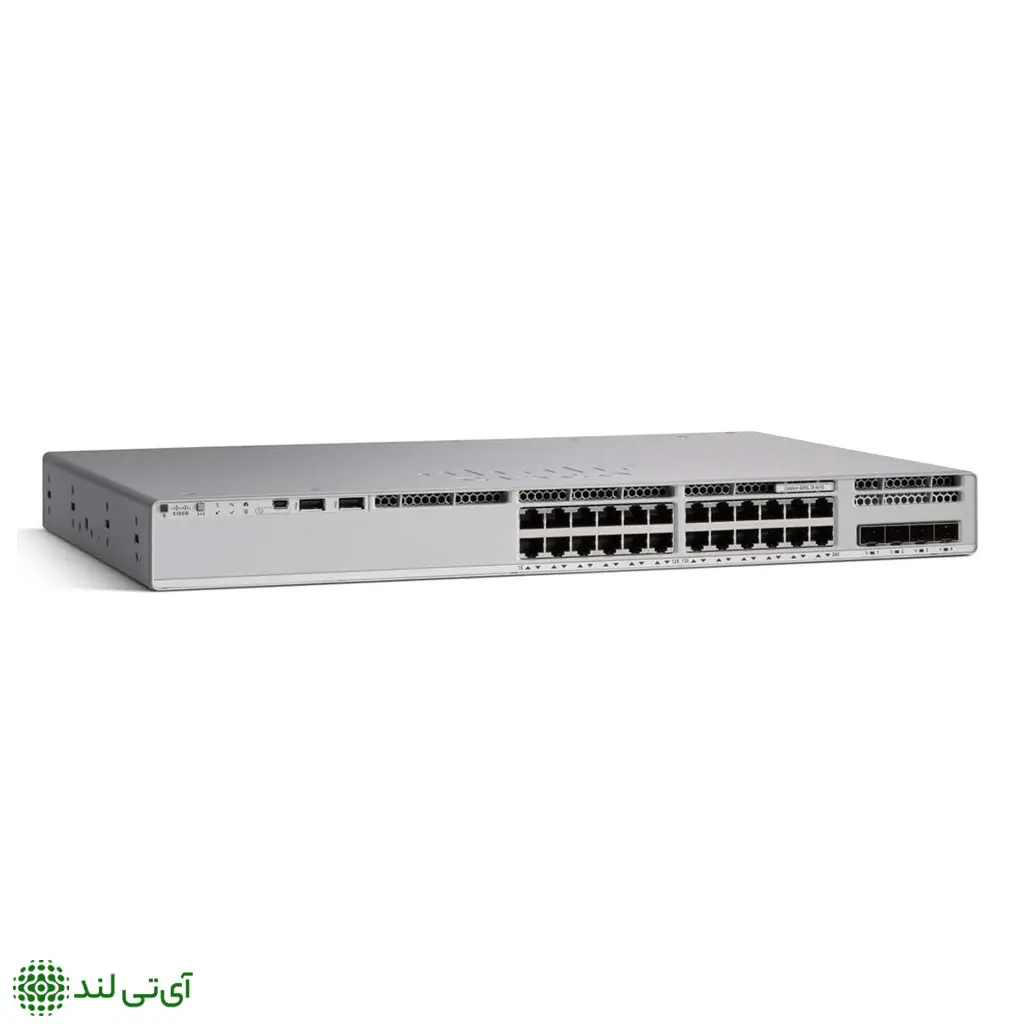 سوییچ 24 پورت سیسکو مدل NEW) Cisco C9200L-24P-4X-E) - تصویر 3