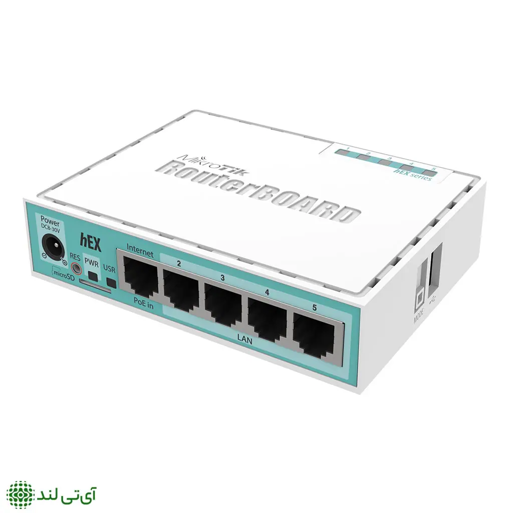 روتر میکروتیک مدل Mikrotik hEX (RB750Gr3) - تصویر 3